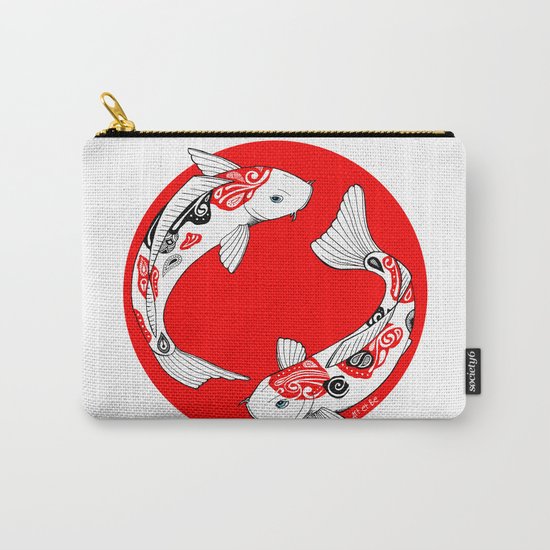 Japanese Kois Carry-All Pouch