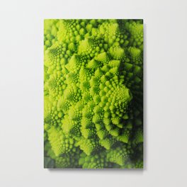 kitchen art pictures - Roman cauliflower Metal Print