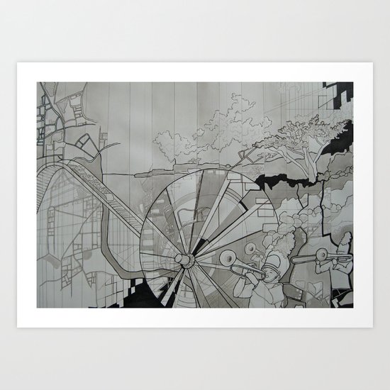 Santa Cruz Art Print