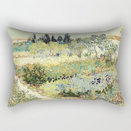 Vincent Van Gogh : Garden at Arles Rectangular Pillow
