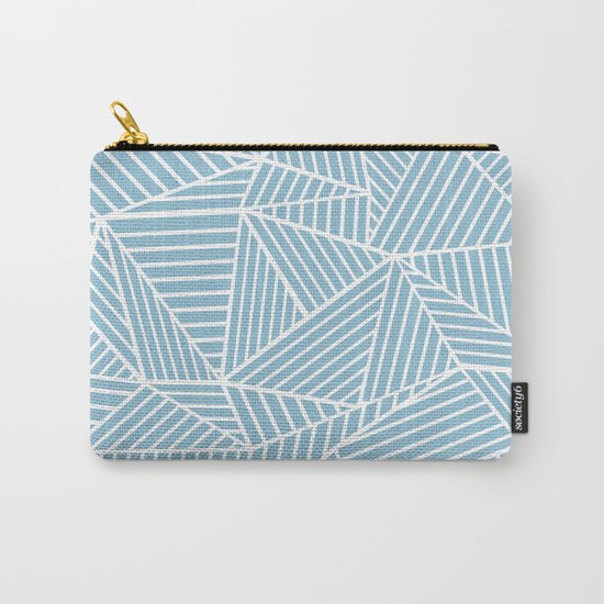 Ab Lines Sky Blue Carry-All Pouch