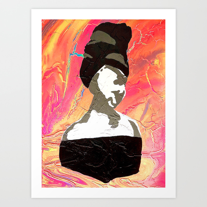 Title Paint By Numbers 256 Cracked But Not Broken Art Print By Collidoscopic Society6