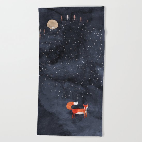 Fox Dream Beach Towel
