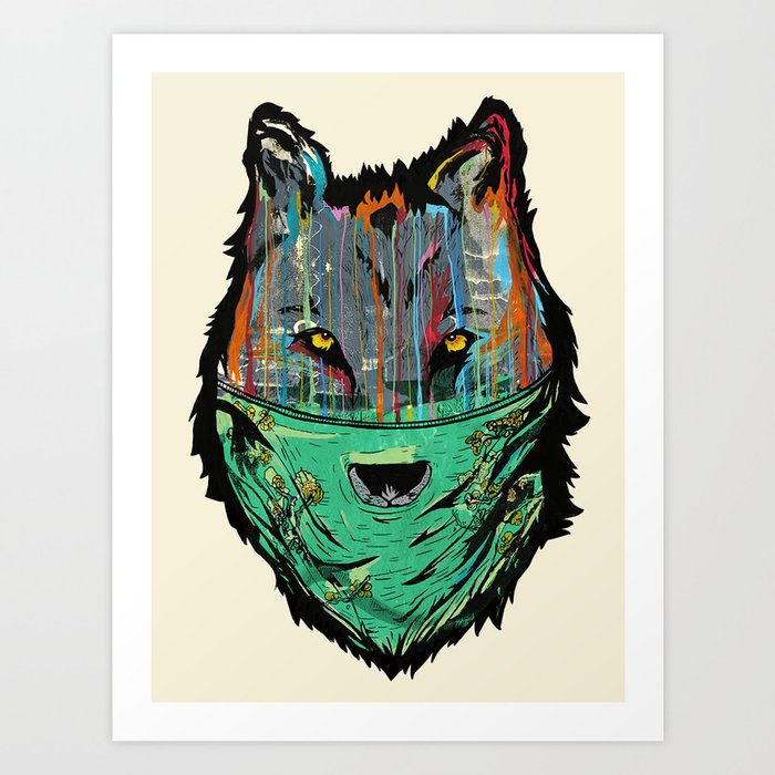 Wolf Mother - Screen Print Edition  Art Print