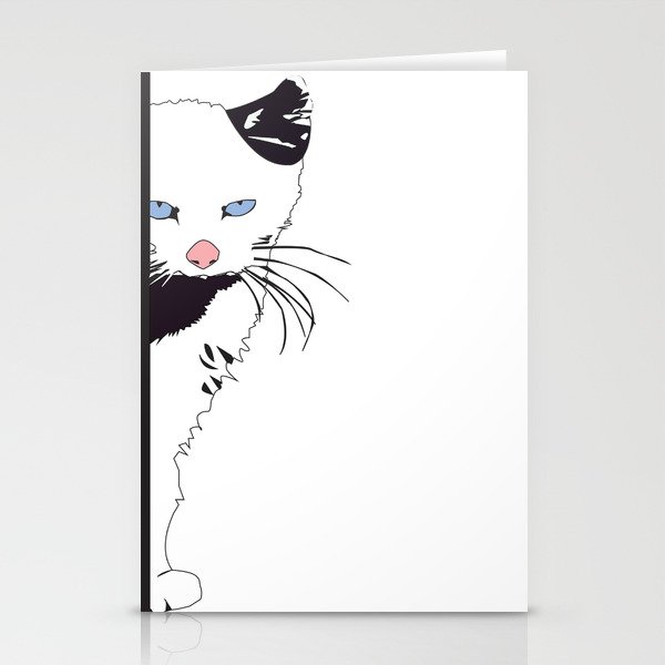 Punk Cat Stationery Cards