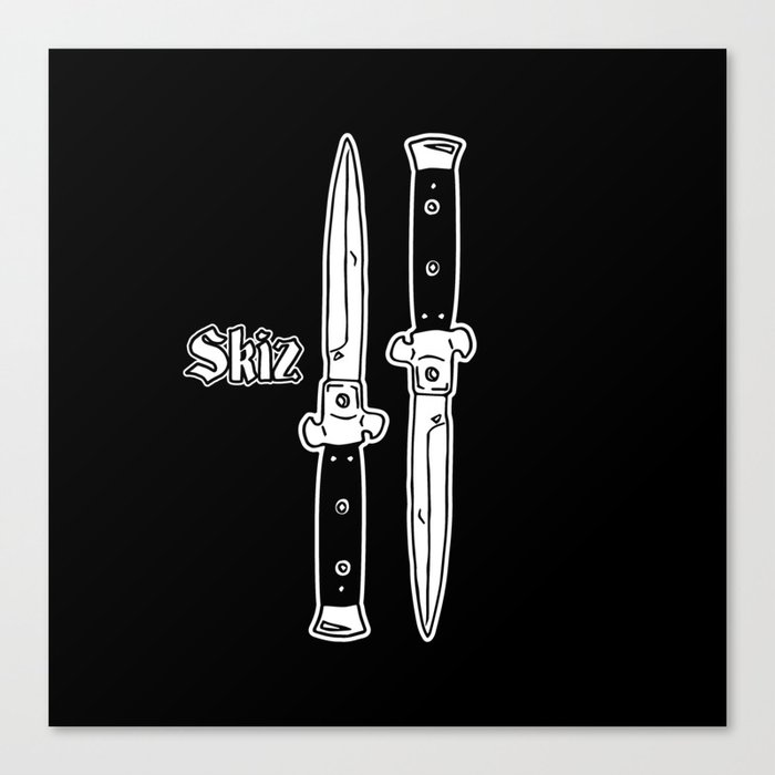 Get Wallpaper Switchblade Knife Skiz Canvas Print By Skiz Society6 HD