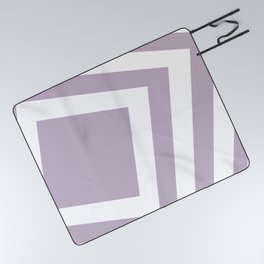Purple squares background Picnic Blanket