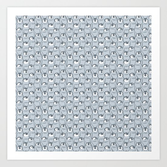 Baby Penguins Art Print
