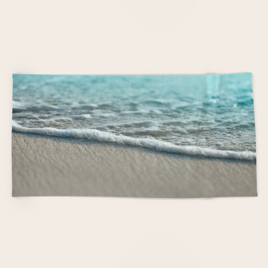 Sea Foam Beach Towel by nauticaldecor | Society6