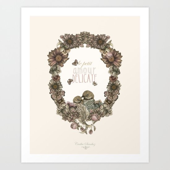 le petit, amour, délicate Art Print