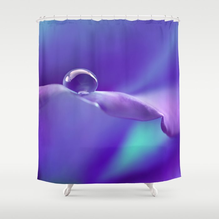 Water drops 19 Shower Curtain