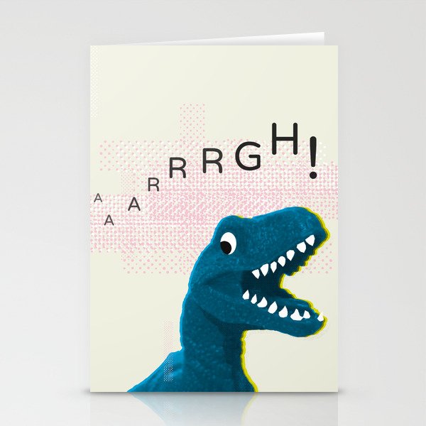 Dinosaur Run! Stationery Cards