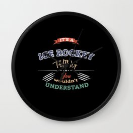 Its a ICE ROCKEY thing ICE ROCKEY Vintage Wall Clock