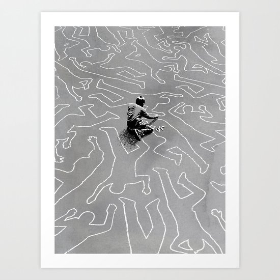 Draw the Line Art Print
