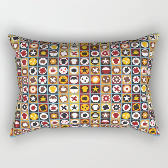 Retro autumn pattern No.321457 Rectangular Pillow