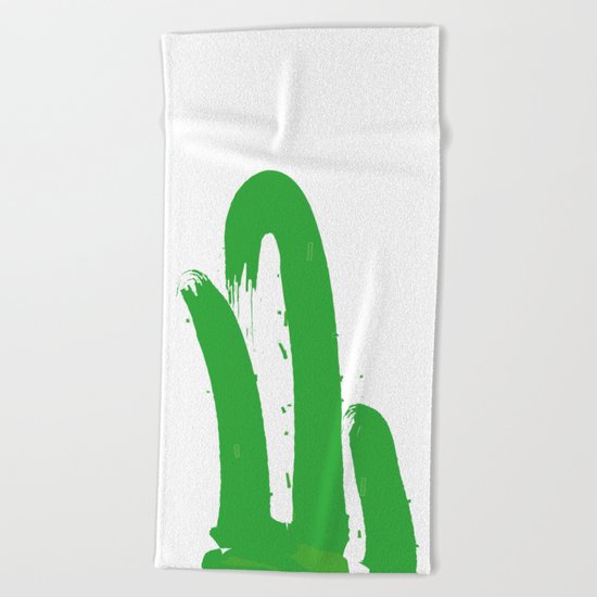 Cactus Minimal Beach Towel