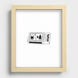 Pine Tree Matchbox Recessed Framed Print