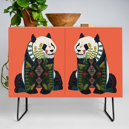 panda orange Credenza