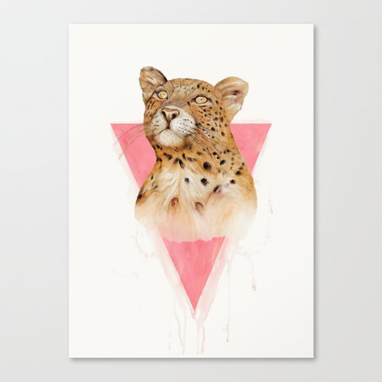 Wild Leopard Canvas Print