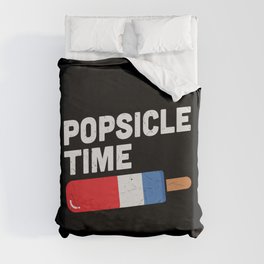 Popsicle Time Retro Summer Duvet Cover