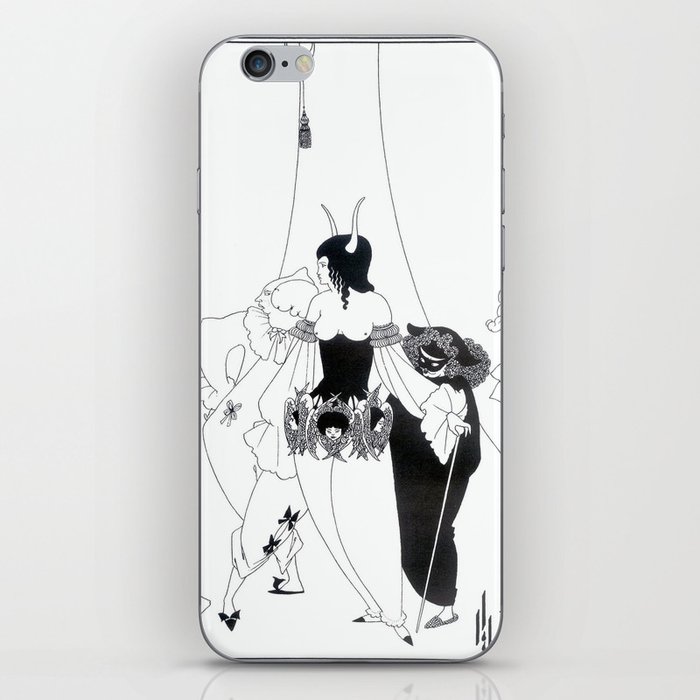  The Masque of the Red Death - Aubrey Beardsley iPhone Skin