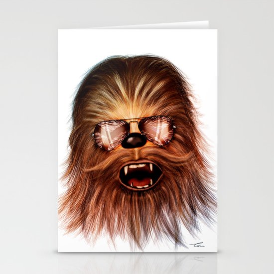 STAR WARS CHEWBACCA Stationery Cards