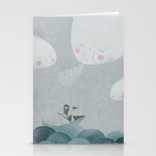Blowing by the Wind Stationery Cards