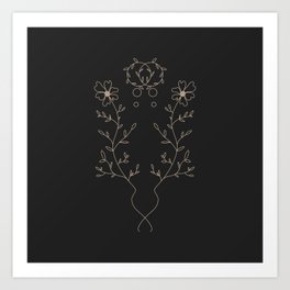 Light Flower Art Print