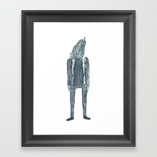 monsieur poire Framed Art Print