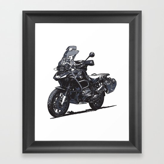 BMW R1200GS Framed Art Print