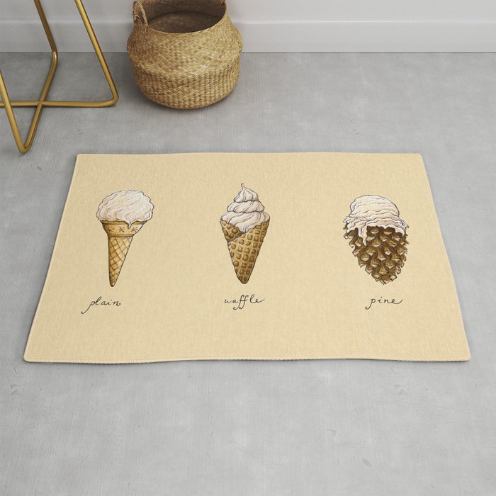 Ice Cream Cones Rug