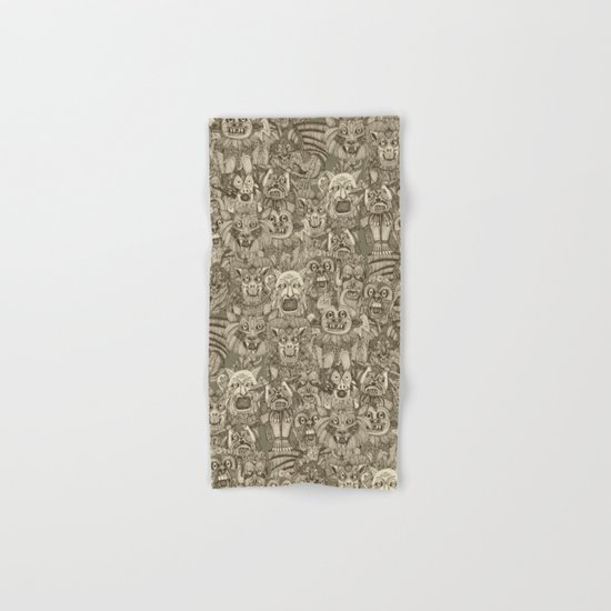 gargoyles vintage Hand & Bath Towel