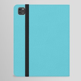 Turquoise Blue Color iPad Folio Case