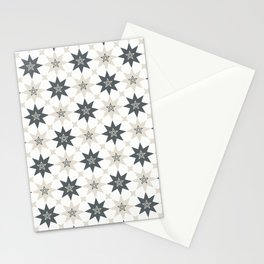 Gray Medina Morocco tile pattern. Digital Illustration background Stationery Card