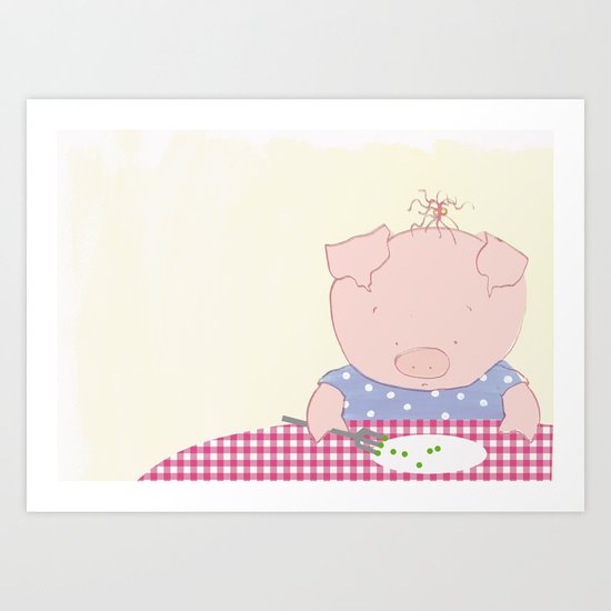Not pea's again Art Print
