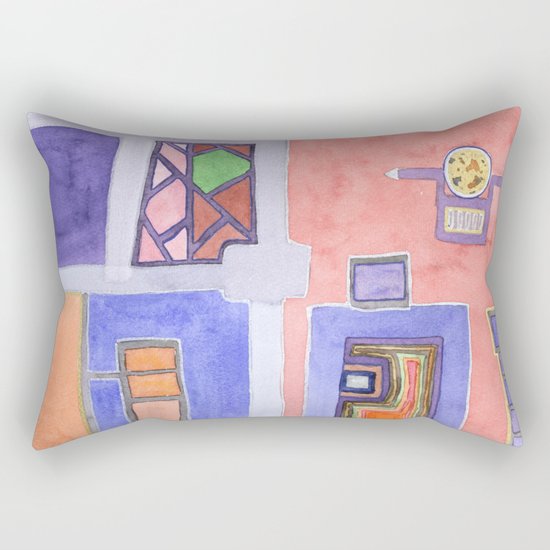 The Golden Plate Rectangular Pillow
