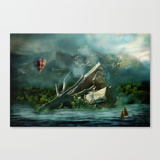 the high flyer Canvas Print