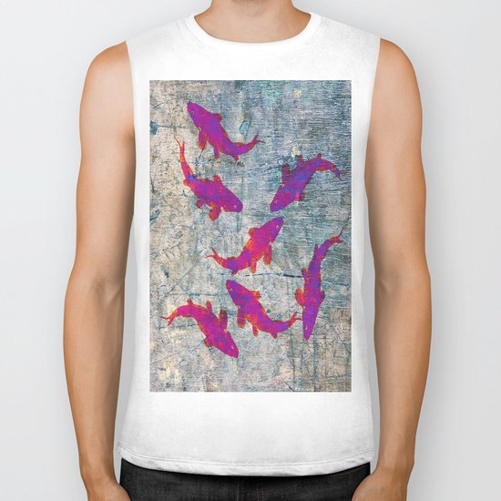 Koi Carps WW Biker Tank