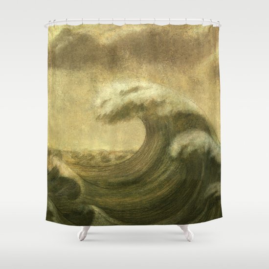 The Wave Shower Curtain