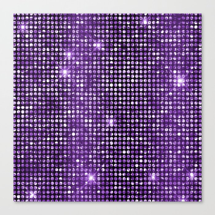 Purple Sparkles Canvas Print