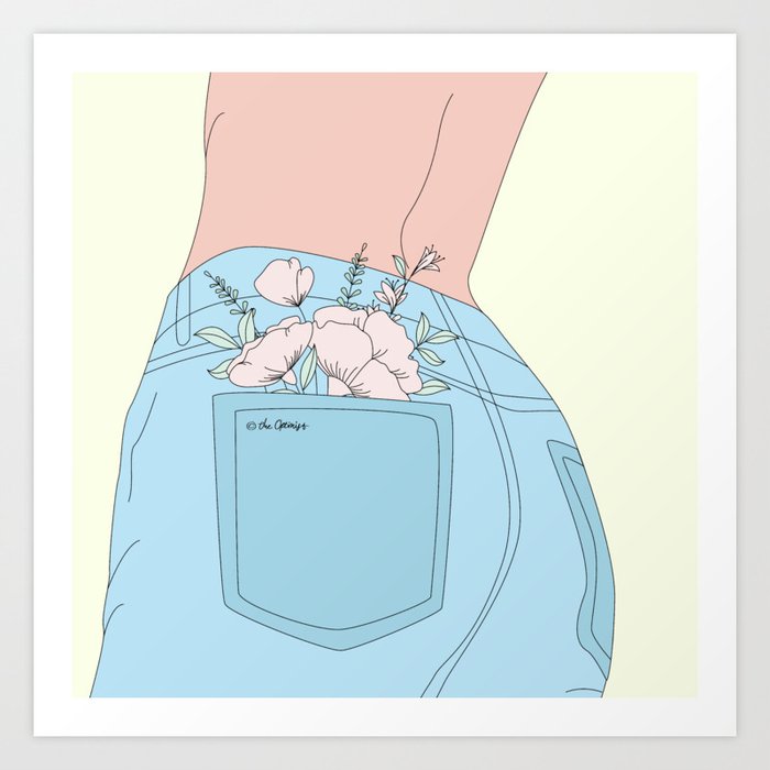 Sunshine In My Pocket Art Print By Labels Society6