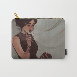 The Narcissist Carry-All Pouch | Gothic, Illustration, Death, Thenarcissist, Raven, Curious, Macarbre, Painting, Oilslick, Expressionism 