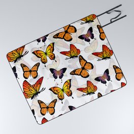 Monarch Butterfly Picnic Blanket