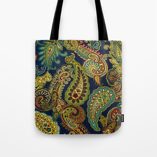Floral Paisley Pattern 05 Tote Bag