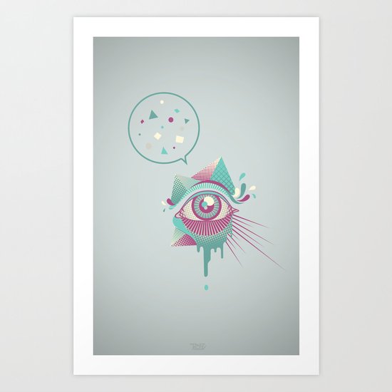 VISUAL Art Print
