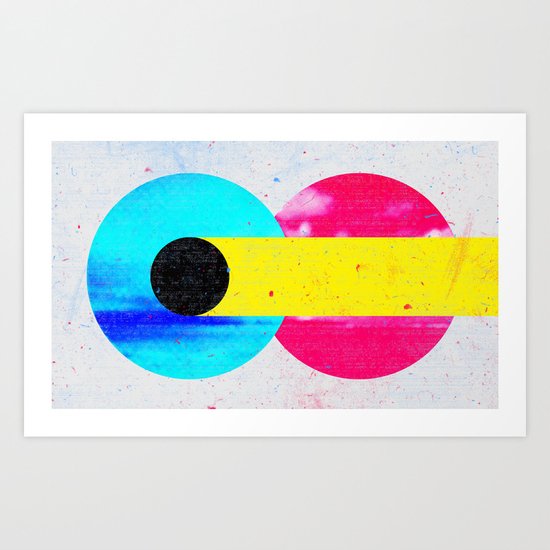 CMYK Art Print