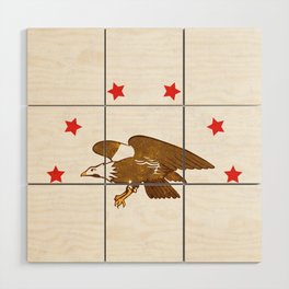 Republic of Madawaska Putative Republic New Brunswick Aroostook Maine Flag Cultural Pride Canadian American Wood Wall Art