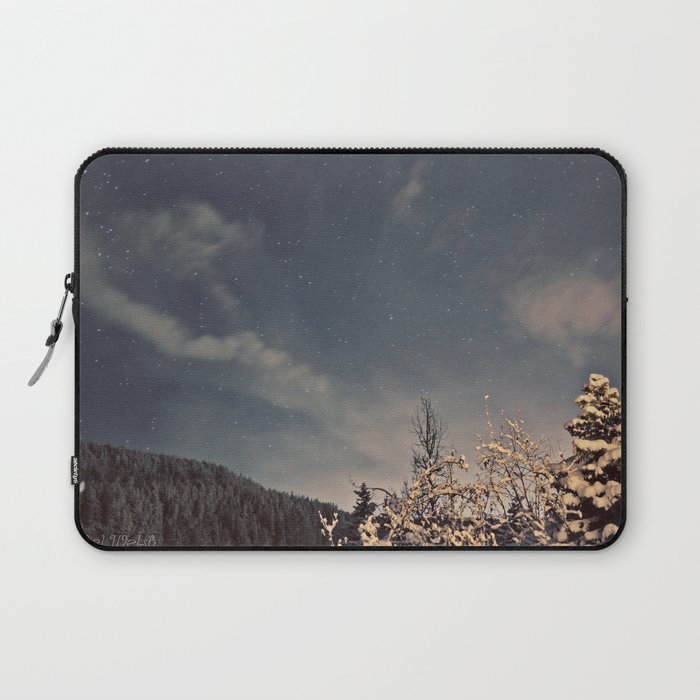 Starry Winter Nights Laptop Sleeve