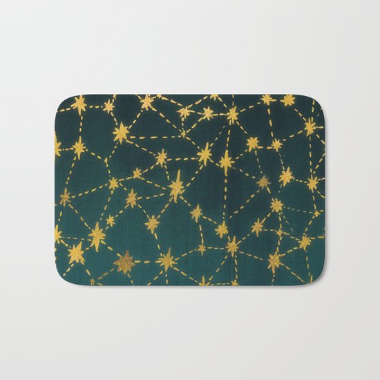 Stars Map Bath Mat