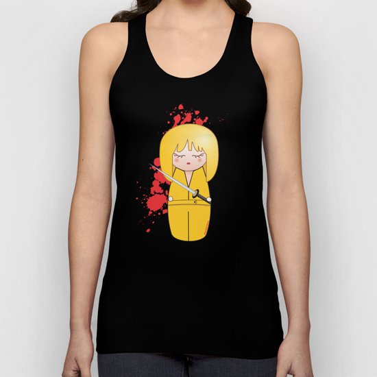 Kokeshi Beatrix of Kill Bill Unisex Tank Top